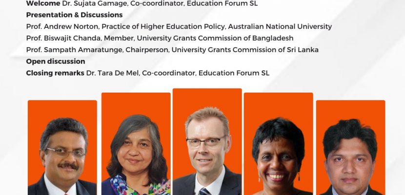 Policy Dialogue #21: Meeting the Demand for Higher Education: Strategies Australia, Bangladesh & Sri Lanka